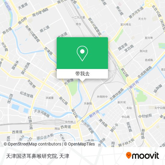 天津国济耳鼻喉研究院地图