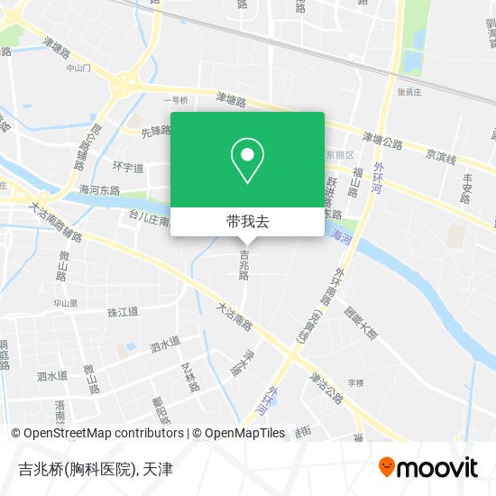 吉兆桥(胸科医院)地图