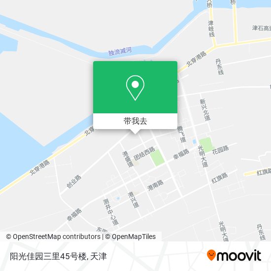 阳光佳园三里45号楼地图