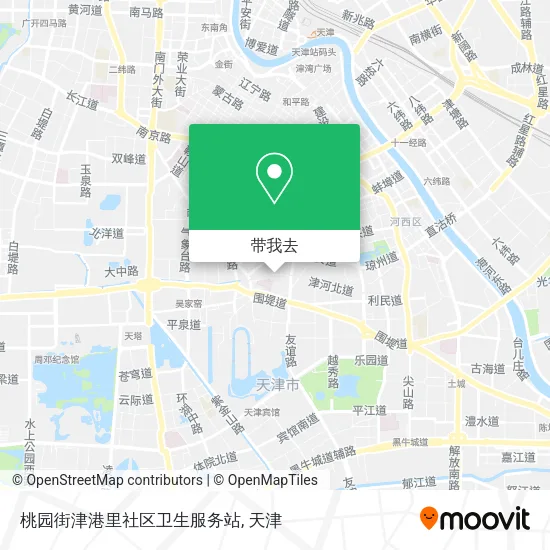 桃园街津港里社区卫生服务站地图