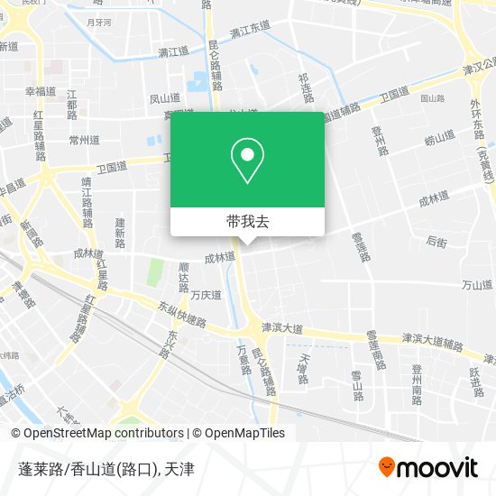 蓬莱路/香山道(路口)地图