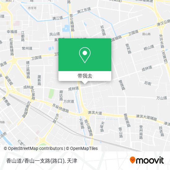 香山道/香山一支路(路口)地图