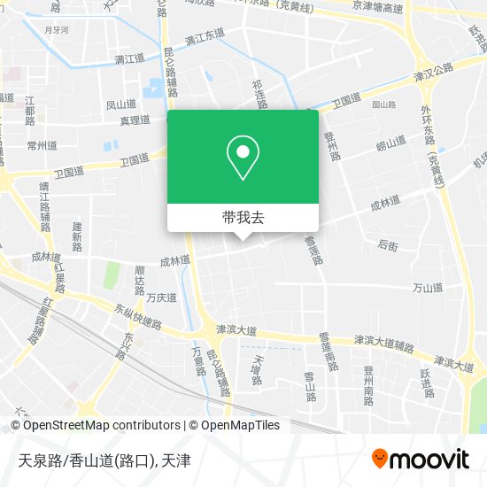 天泉路/香山道(路口)地图