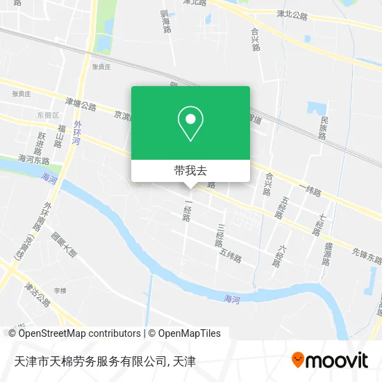 天津市天棉劳务服务有限公司地图