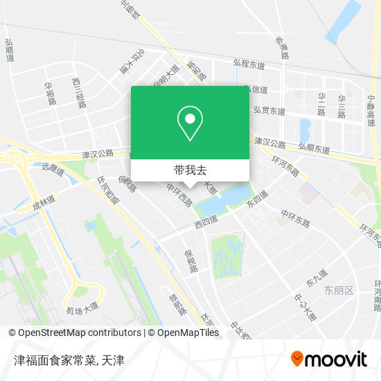 津福面食家常菜地图