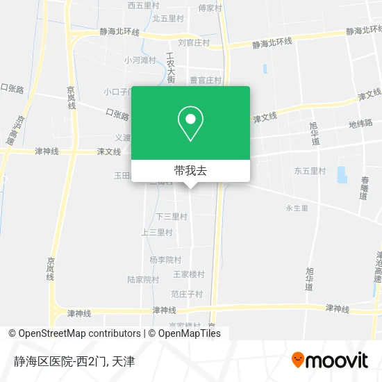 静海区医院-西2门地图