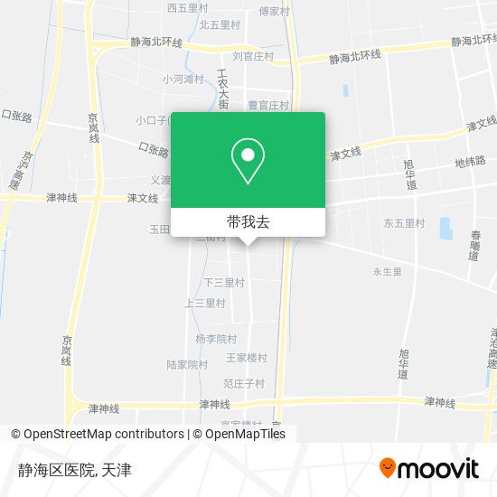 静海区医院地图
