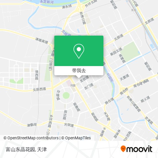 富山东晶花园地图