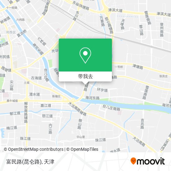 富民路(昆仑路)地图