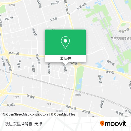 跃进东里-4号楼地图