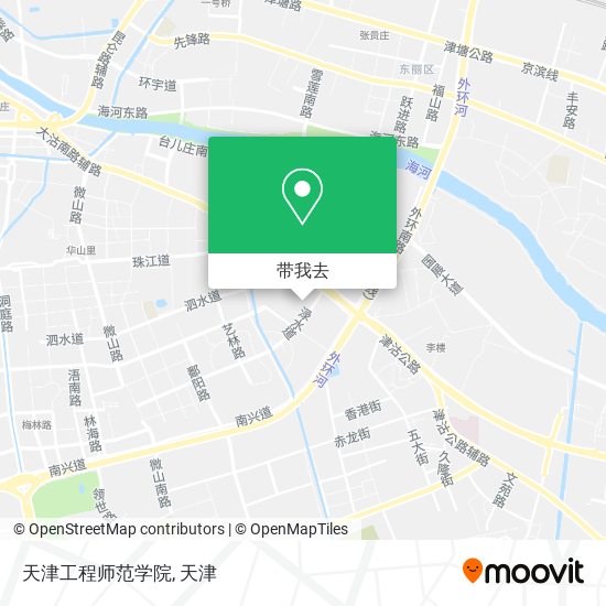 天津工程师范学院地图