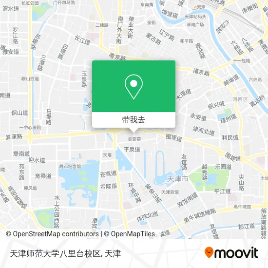 天津师范大学八里台校区地图