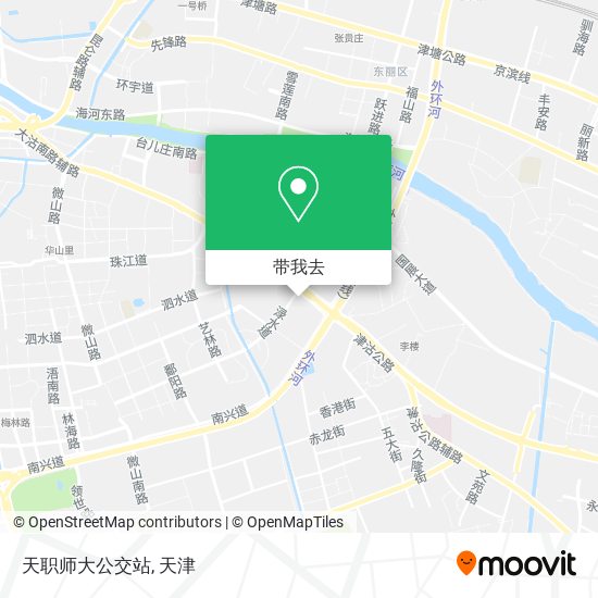 天职师大公交站地图