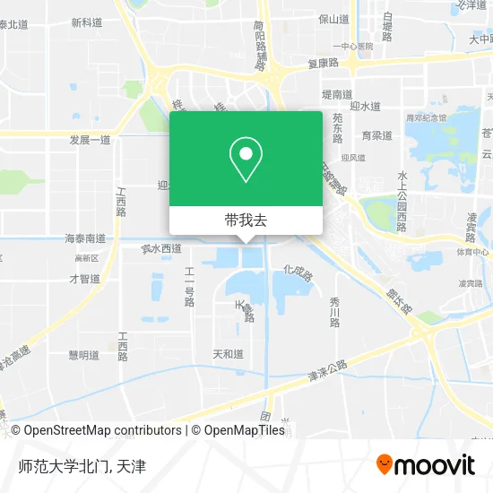 师范大学北门地图