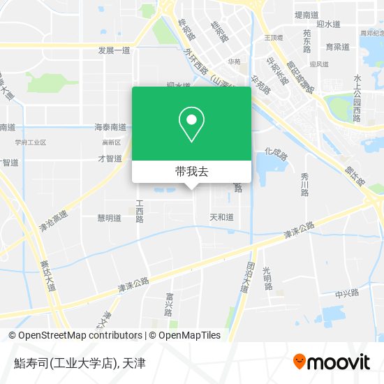 鮨寿司(工业大学店)地图