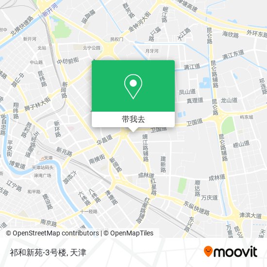 祁和新苑-3号楼地图