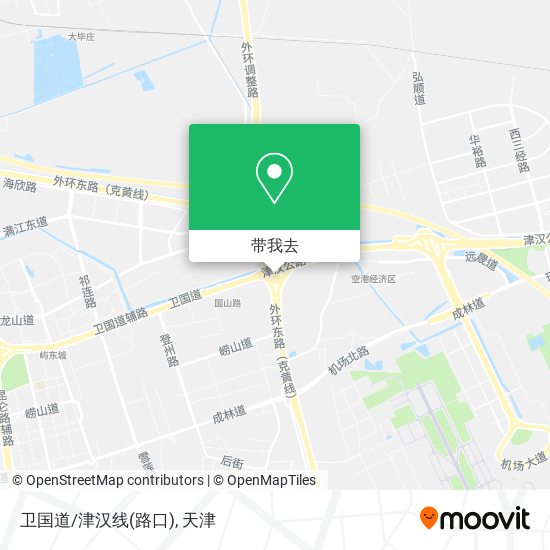 卫国道/津汉线(路口)地图