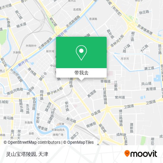 灵山宝塔陵园地图