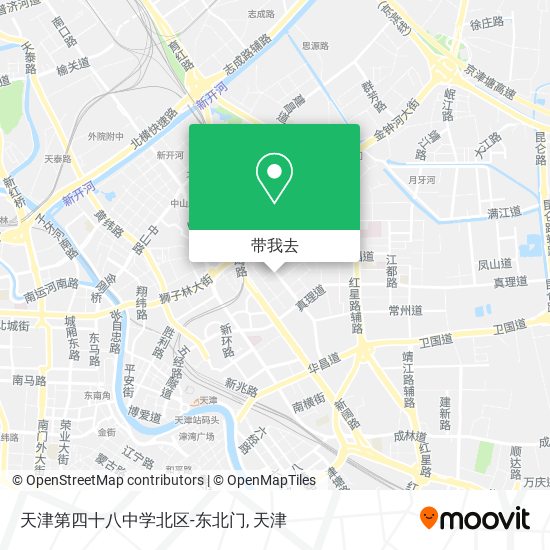 天津第四十八中学北区-东北门地图