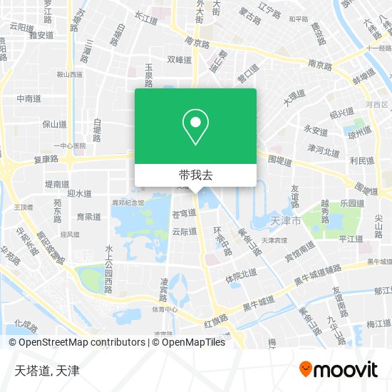 天塔道地图