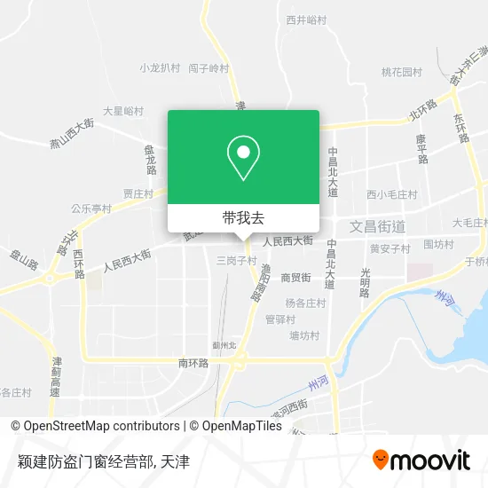 颖建防盗门窗经营部地图