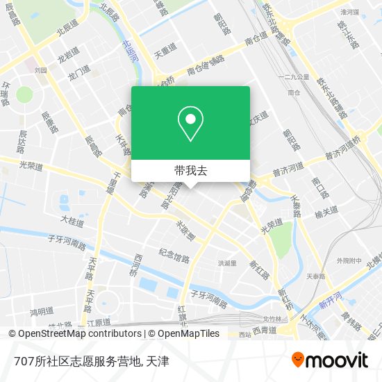 707所社区志愿服务营地地图