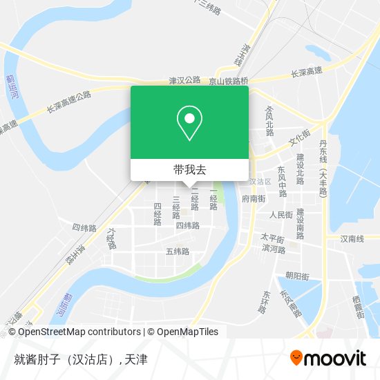 就酱肘子（汉沽店）地图