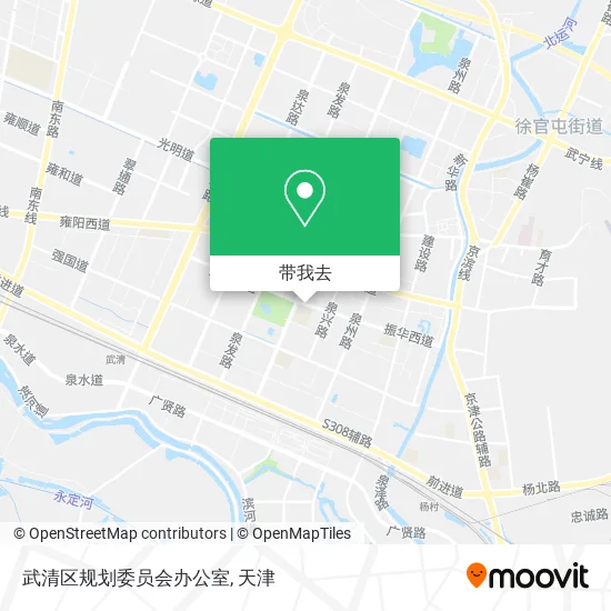 武清区规划委员会办公室地图
