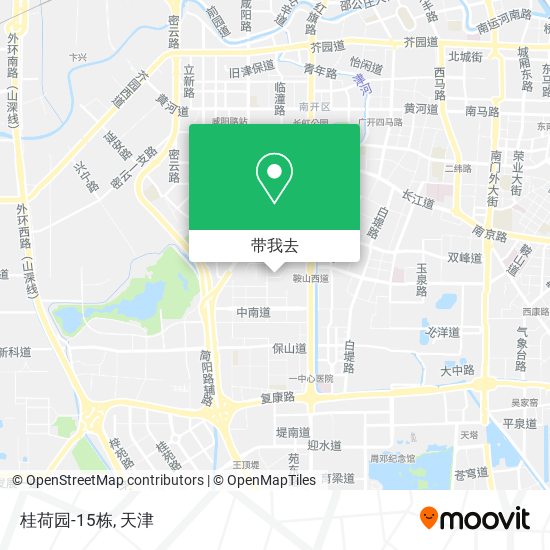 桂荷园-15栋地图