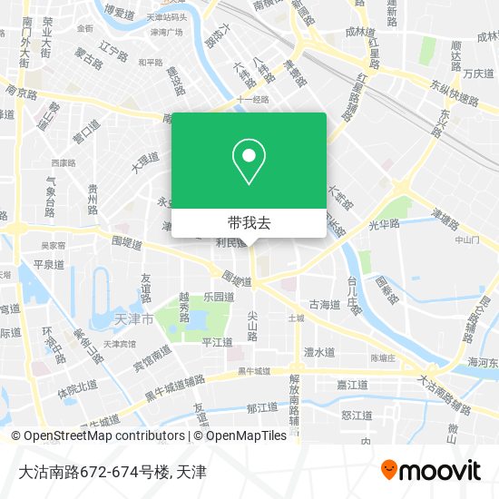 大沽南路672-674号楼地图