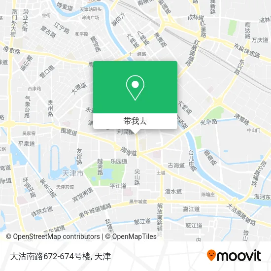大沽南路672-674号楼地图