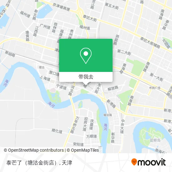 泰芒了（塘沽金街店）地图