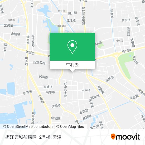 梅江康城益康园12号楼地图