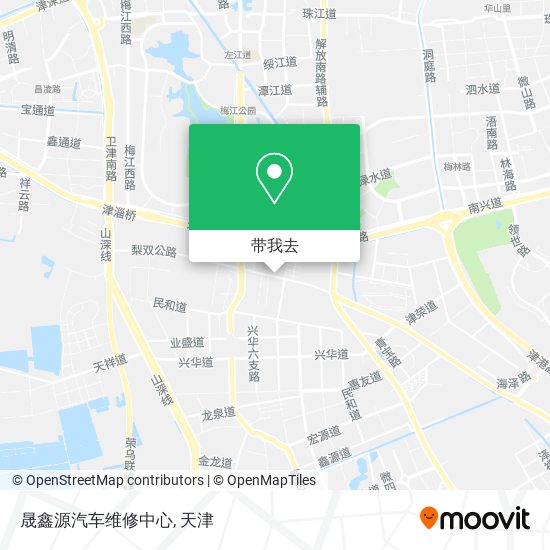 晟鑫源汽车维修中心地图
