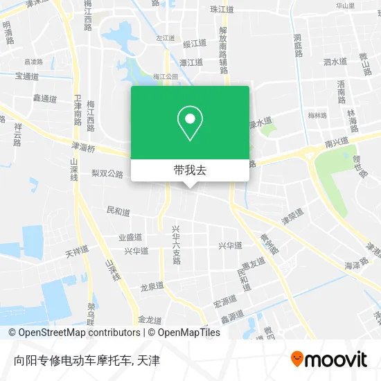向阳专修电动车摩托车地图