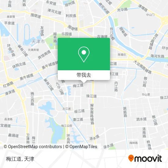 梅江道地图