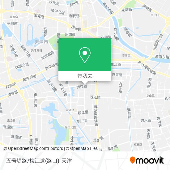 五号堤路/梅江道(路口)地图