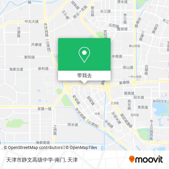 天津市静文高级中学-南门地图