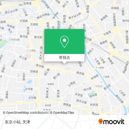 东京小站地图