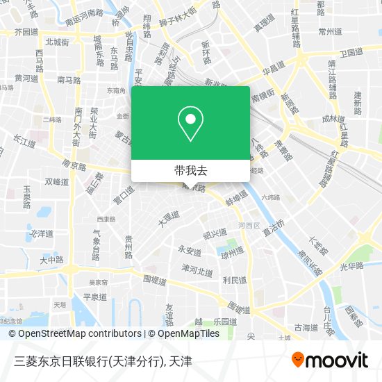 三菱东京日联银行(天津分行)地图