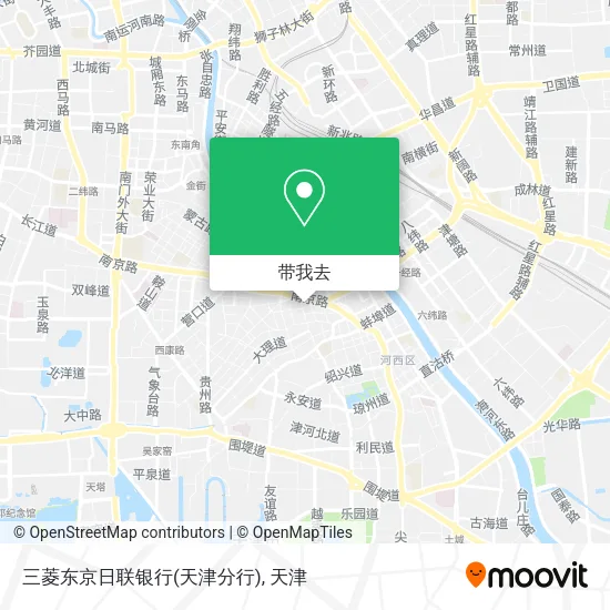 三菱东京日联银行(天津分行)地图