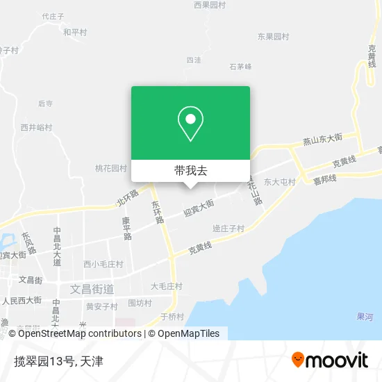 揽翠园13号地图