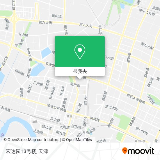 宏达园13号楼地图