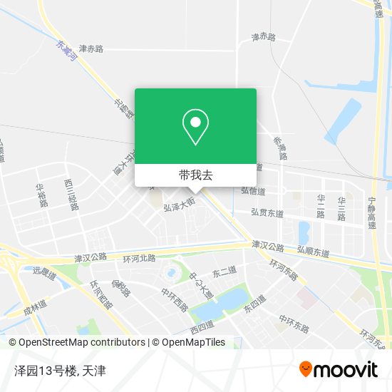 泽园13号楼地图