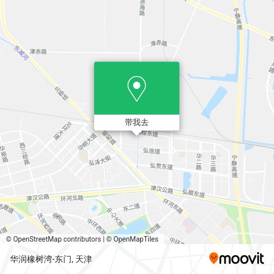 华润橡树湾-东门地图