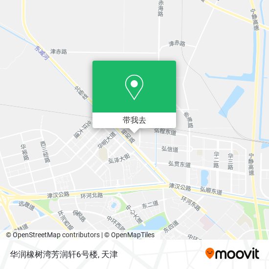 华润橡树湾芳润轩6号楼地图
