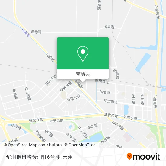华润橡树湾芳润轩6号楼地图