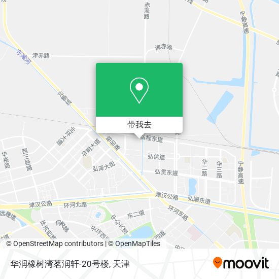 华润橡树湾茗润轩-20号楼地图