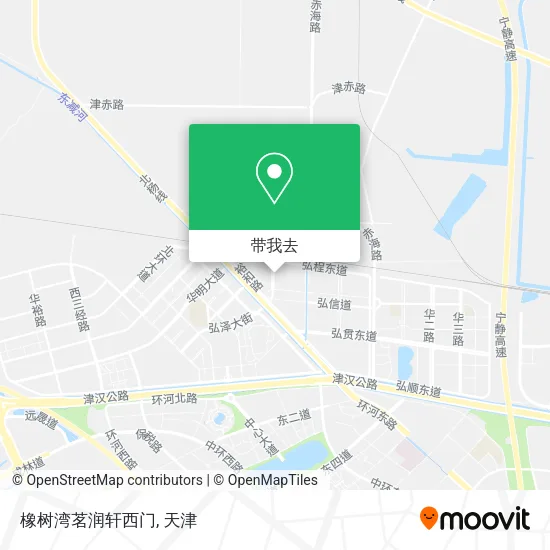 橡树湾茗润轩西门地图