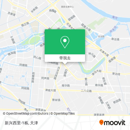 新兴西里-1栋地图